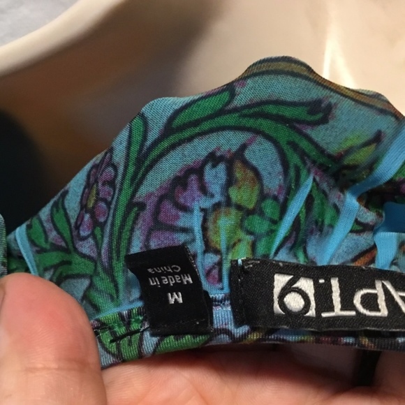 Apt 9 Sz M Blue Brown Dress Ring Chest Sublimation - Picture 6 of 6